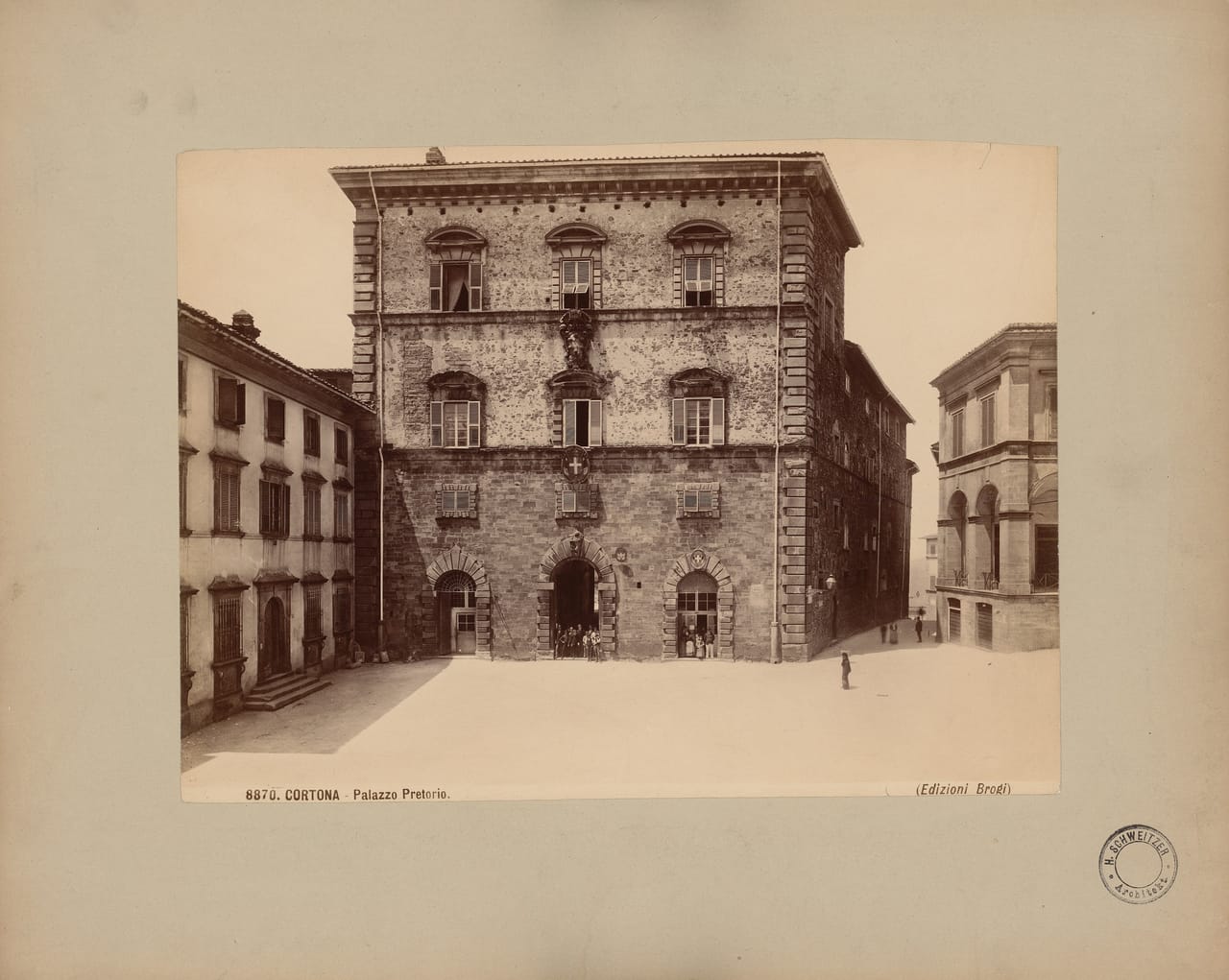 Palazzo Pretorio, Cortona: Fassadenansicht